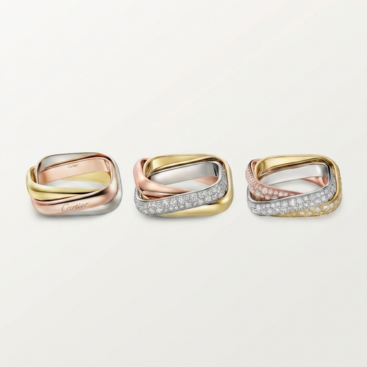 [Eterna Jewels]TRINITY 3.5MM CUSHION RING COLLECTION