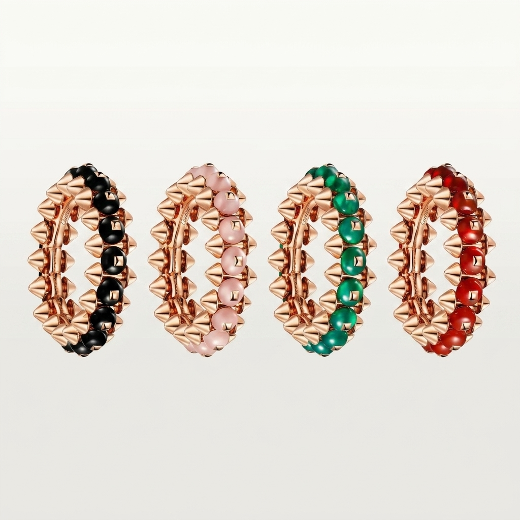 [Eterna Jewels]CLASH 7.9MM AGATE CHALCEDONY RING