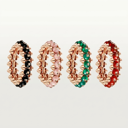 [Eterna Jewels]CLASH 7.9MM AGATE CHALCEDONY RING