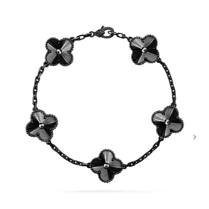 [Eterna Jewels]KLEEBRETT 5 MOTIV SCHWARZES ARMBAND