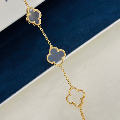 [Eterna Jewels]KLEEBKATT 5 MOTIV BERGKRISTALL-ARMBAND