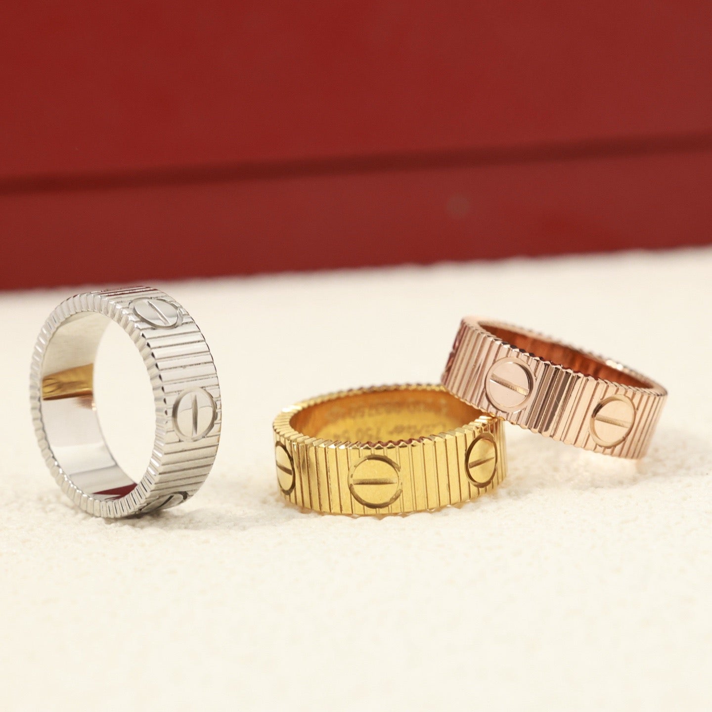 [Eterna Jewels] 2025 NEUER LOVE-RING GEBÜRSTETER STIL