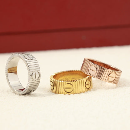 [Eterna Jewels] 2025 NEUER LOVE-RING GEBÜRSTETER STIL