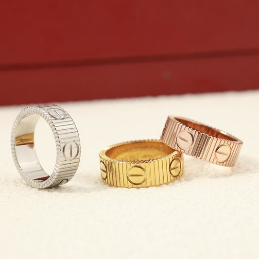 [Eterna Jewels] 2025 NEUER LOVE-RING GEBÜRSTETER STIL