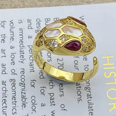 [Eterna Jewels]BRANDNEUE VERSCHIEDENE SCHLANGENKOPF-PERLMUTTRINGE