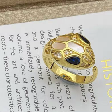 [Eterna Jewels]BRANDNEUE VERSCHIEDENE SCHLANGENKOPF-PERLMUTTRINGE