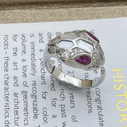 [Eterna Jewels]BRANDNEUE VERSCHIEDENE SCHLANGENKOPF-PERLMUTTRINGE