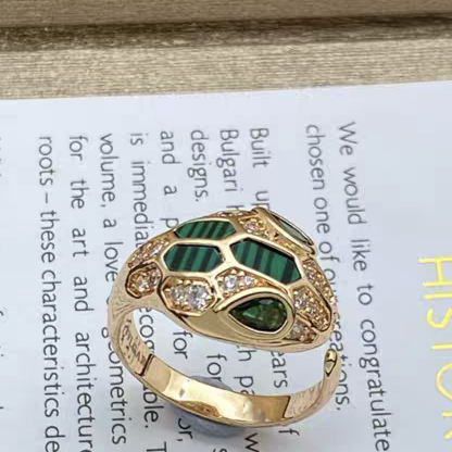 [Eterna Jewels]BRANDNEUE SORTIERTE SCHLANGENKOPF MALACHIT RINGE