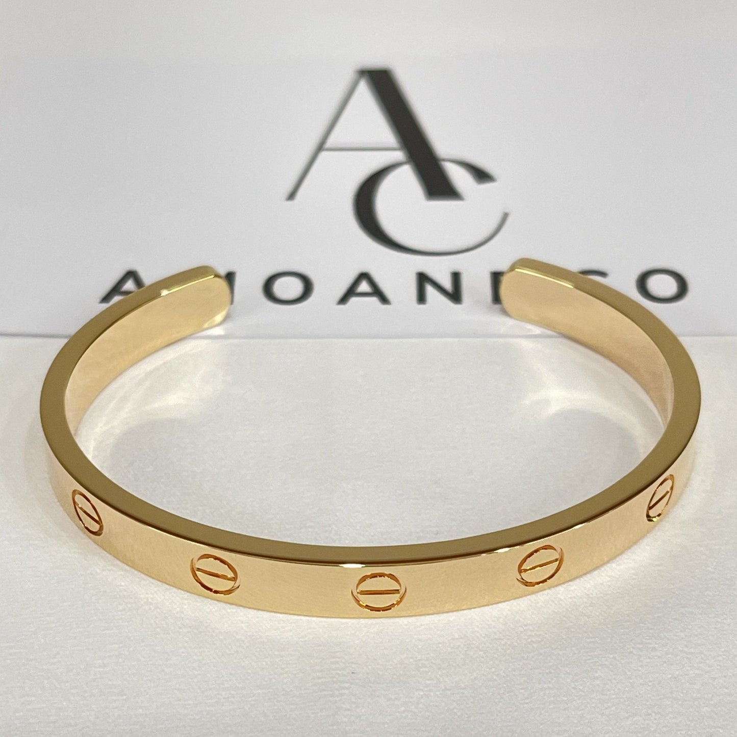 [Eterna Jewels]LOVE BRACELET 6.1MM OPEN CUFF