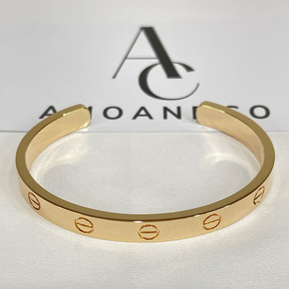 [Eterna Jewels]LOVE BRACELET 6.1MM OPEN CUFF