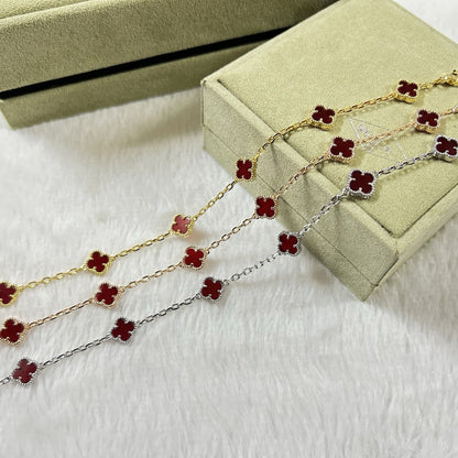 [Eterna Jewels]KLEEBRETT 6 MOTIV ROT ACHAT ARMBAND