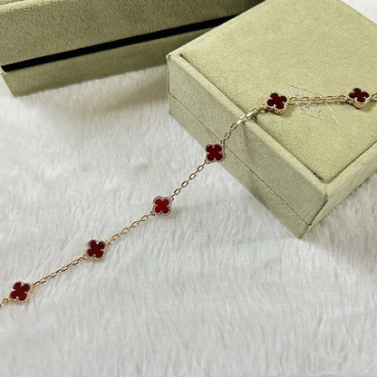 [Eterna Jewels]KLEEBRETT 6 MOTIV ROT ACHAT ARMBAND