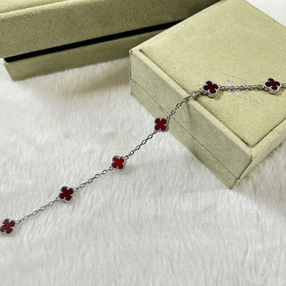 [Eterna Jewels]KLEEBRETT 6 MOTIV ROT ACHAT ARMBAND