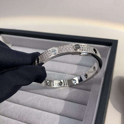 [Eterna Jewels]LOVE BRACELET 6.1MM DIAMOND-PAVED CERAMIC