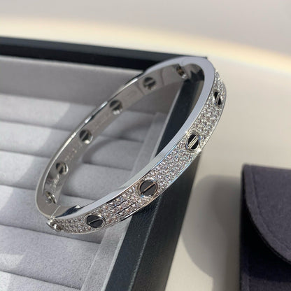 [Eterna Jewels]LOVE BRACELET 6.1MM DIAMOND-PAVED CERAMIC