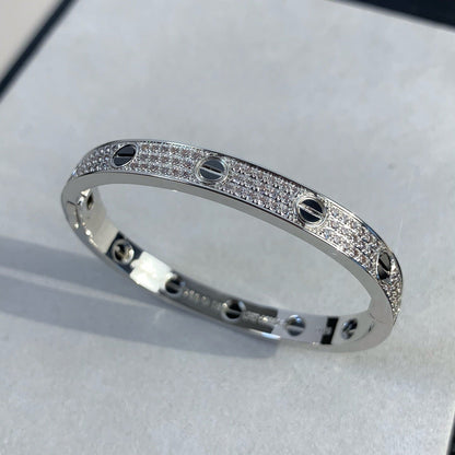 [Eterna Jewels]LOVE BRACELET 6.1MM DIAMOND-PAVED CERAMIC