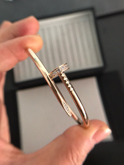 [Eterna Jewels]JUSTE-ARMBAND 3.5MM DIAMANTEN