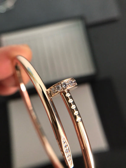 [Eterna Jewels]JUSTE-ARMBAND 3.5MM DIAMANTEN