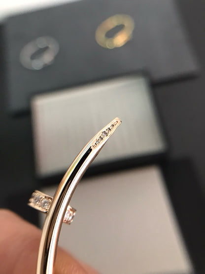 [Eterna Jewels]JUSTE-ARMBAND 3.5MM DIAMANTEN
