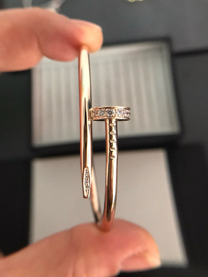 [Eterna Jewels]JUSTE-ARMBAND 3.5MM DIAMANTEN