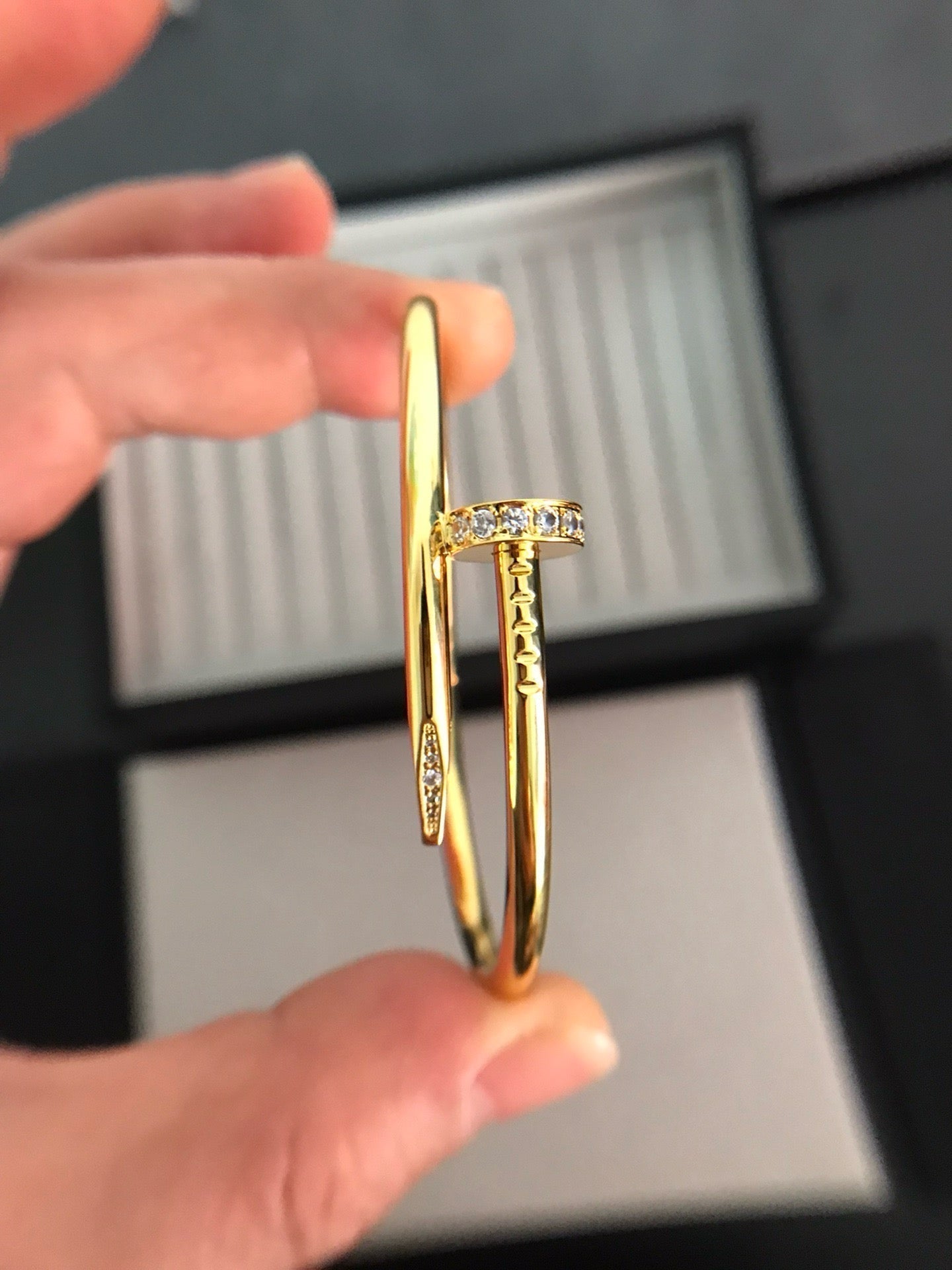 [Eterna Jewels]JUSTE-ARMBAND 3.5MM DIAMANTEN