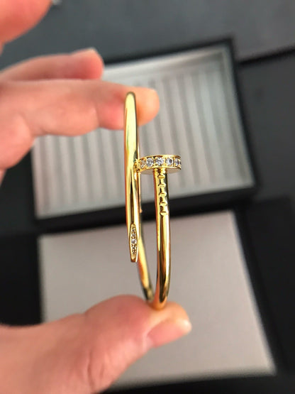 [Eterna Jewels]JUSTE-ARMBAND 3.5MM DIAMANTEN