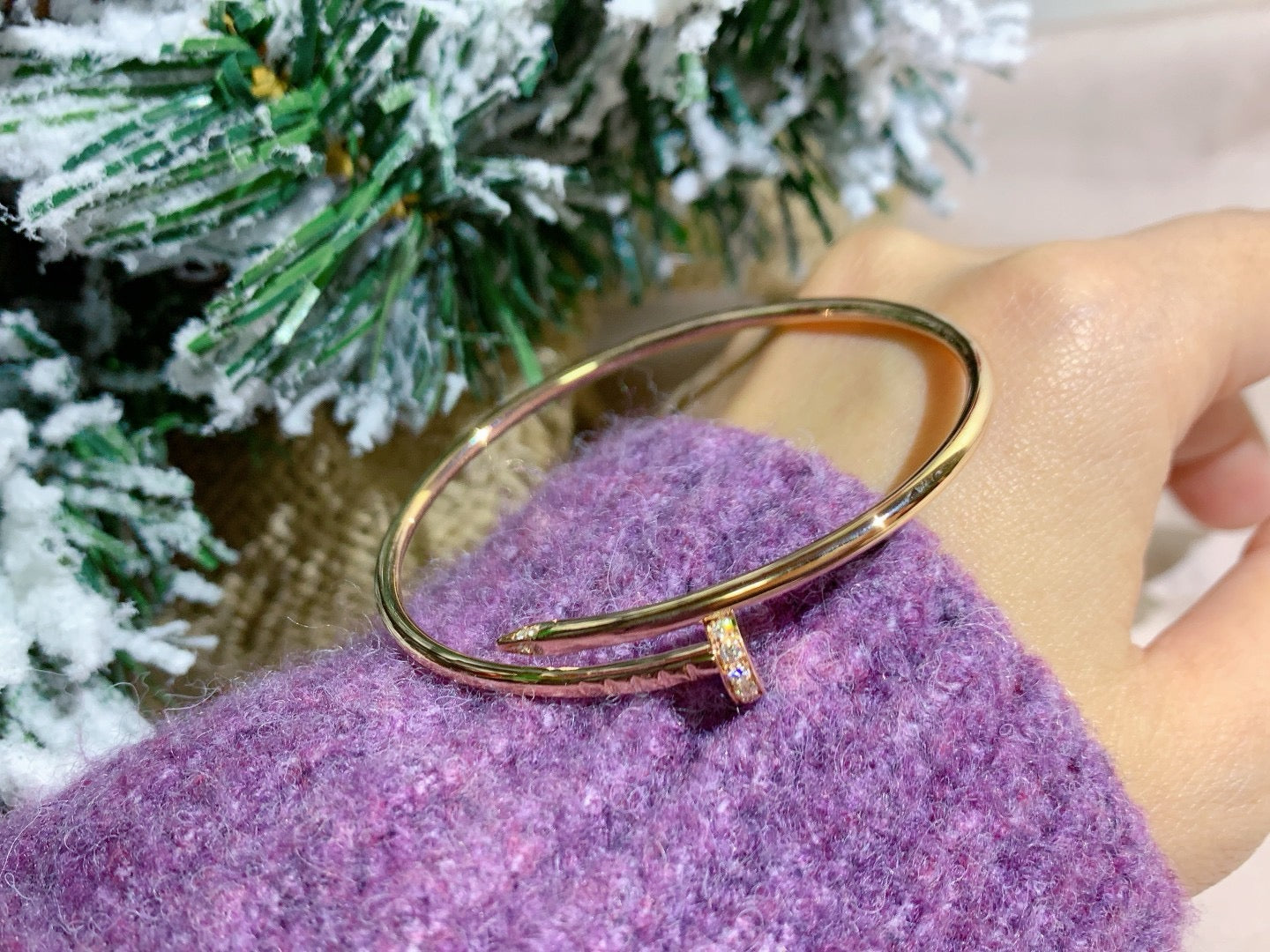 [Eterna Jewels]ジュスト ブレスレット 2.5mm ダイヤモンド