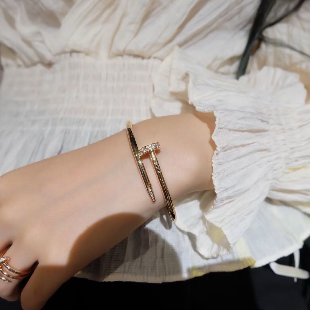 [Eterna Jewels]JUSTE-ARMBAND 3.5MM DIAMANTEN