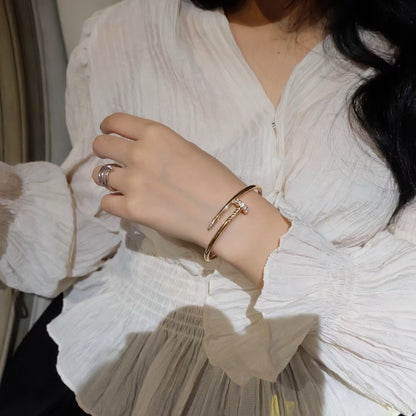 [Eterna Jewels]JUSTE-ARMBAND 3.5MM DIAMANTEN