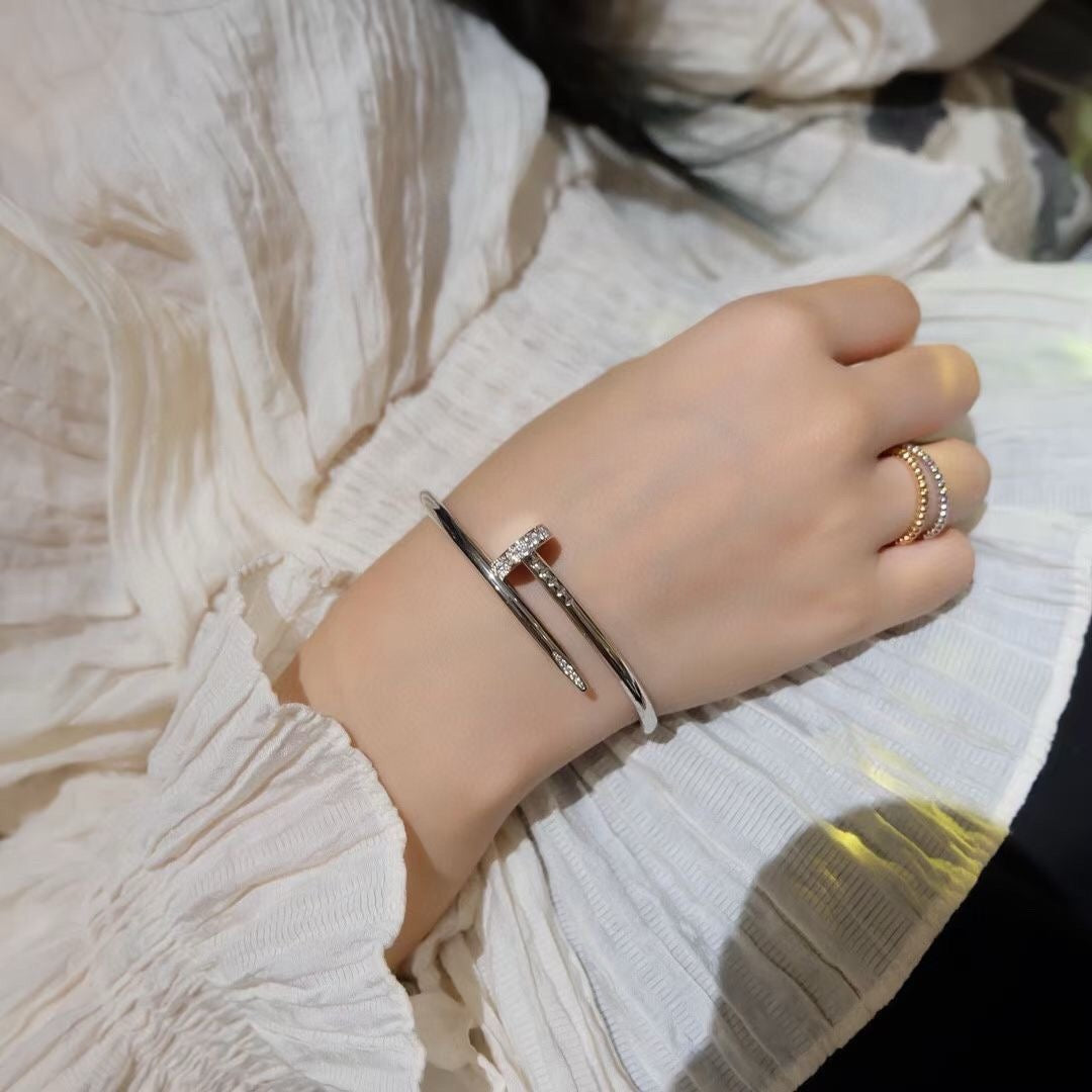 [Eterna Jewels]JUSTE-ARMBAND 3.5MM DIAMANTEN