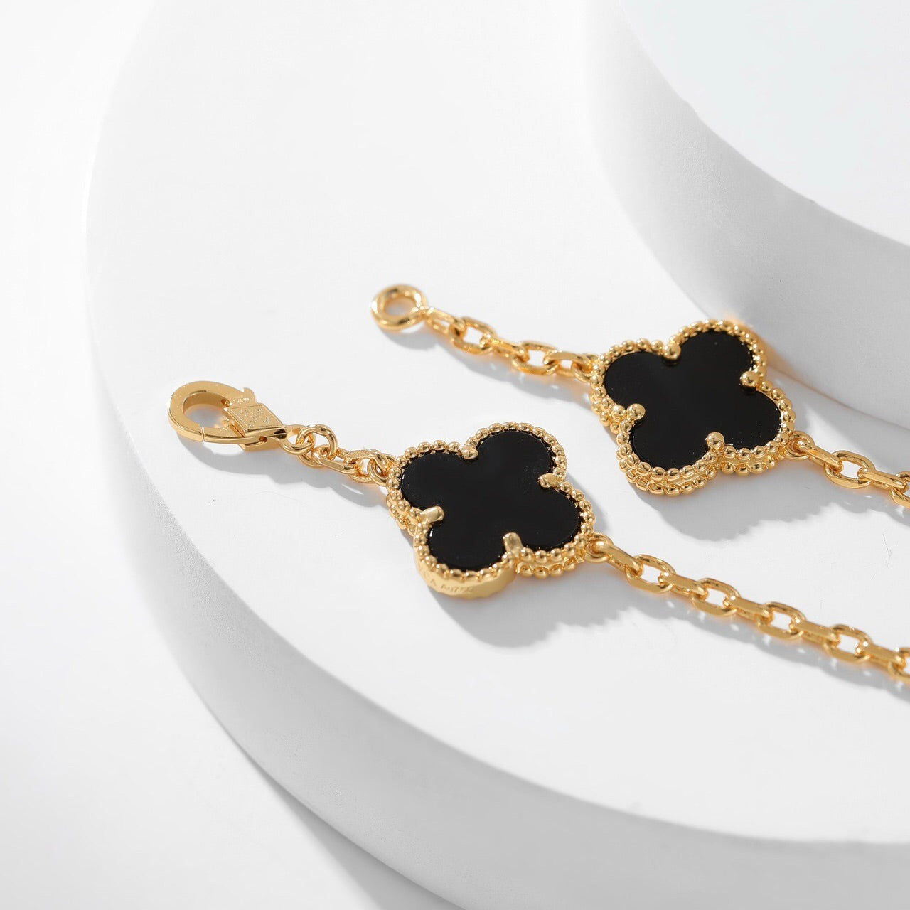 [Eterna Jewels]KLEE HALSKEETTE 10 MOTIVE ONYX