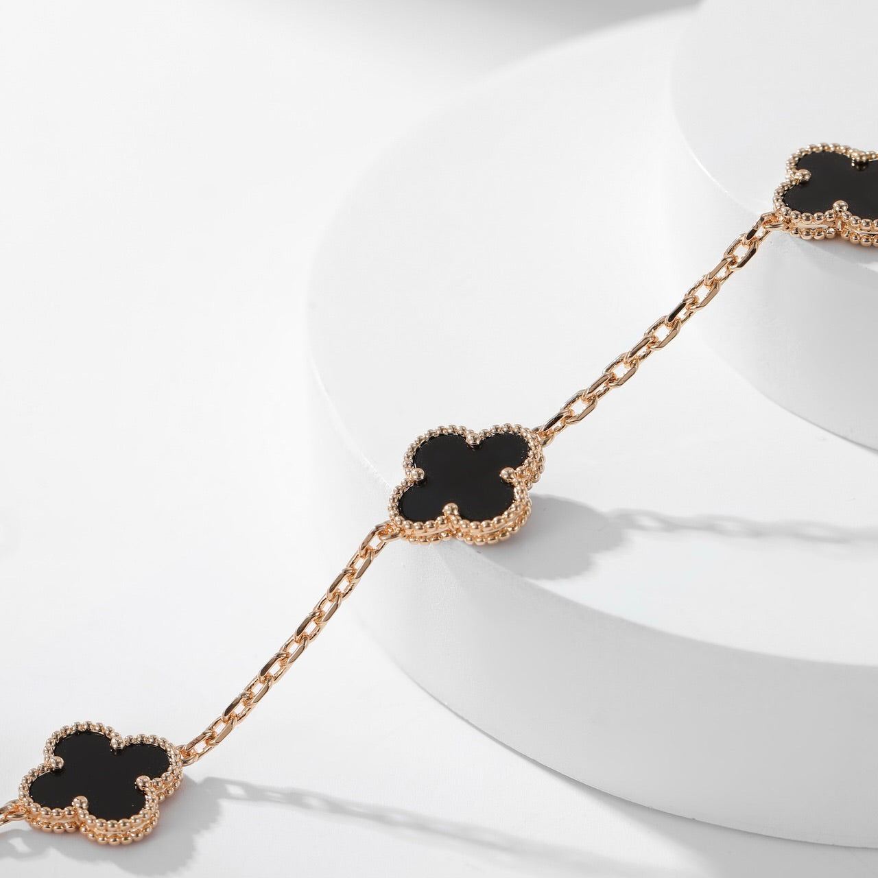 [Eterna Jewels]KLEE HALSKEETTE 10 MOTIVE ONYX