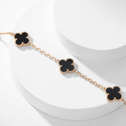 [Eterna Jewels]KLEE HALSKEETTE 10 MOTIVE ONYX