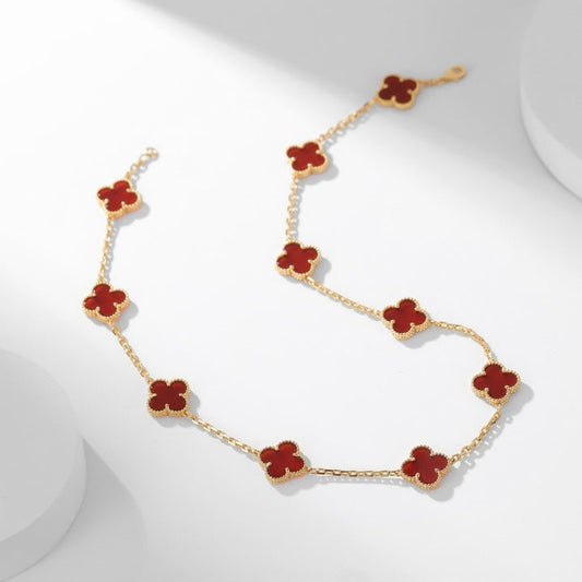 [Eterna Jewels]KLEE 10 MOTIVE KARNEOL-HALSKETTE