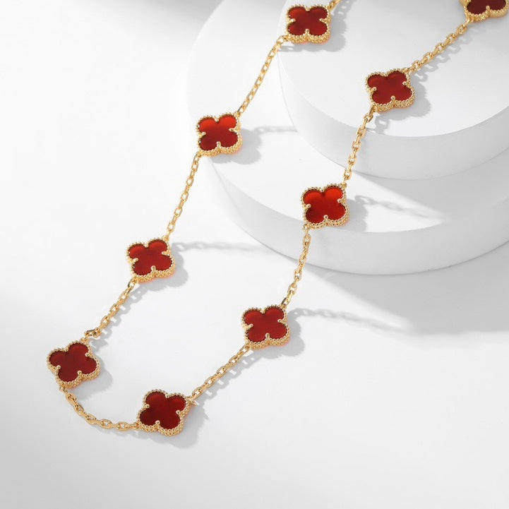 [Eterna Jewels]KLEE 10 MOTIVE KARNEOL-HALSKETTE