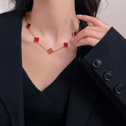 [Eterna Jewels]KLEE 10 MOTIVE KARNEOL-HALSKETTE