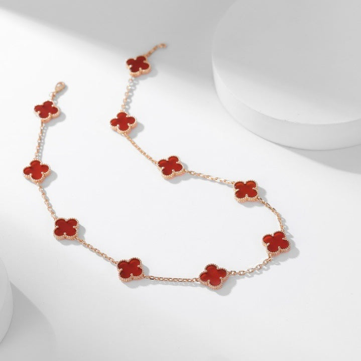[Eterna Jewels]KLEE 10 MOTIVE KARNEOL-HALSKETTE