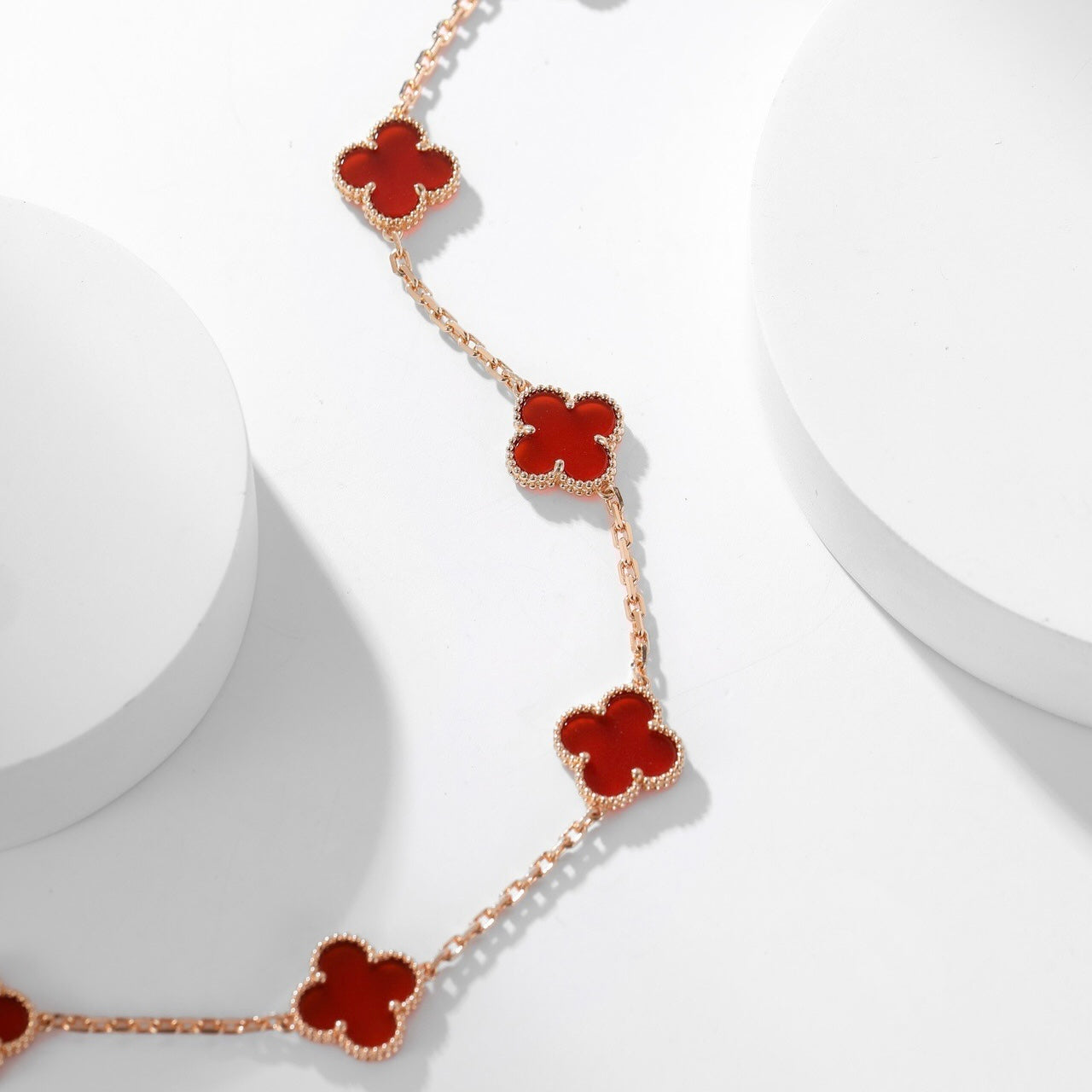 [Eterna Jewels]KLEE 10 MOTIVE KARNEOL-HALSKETTE
