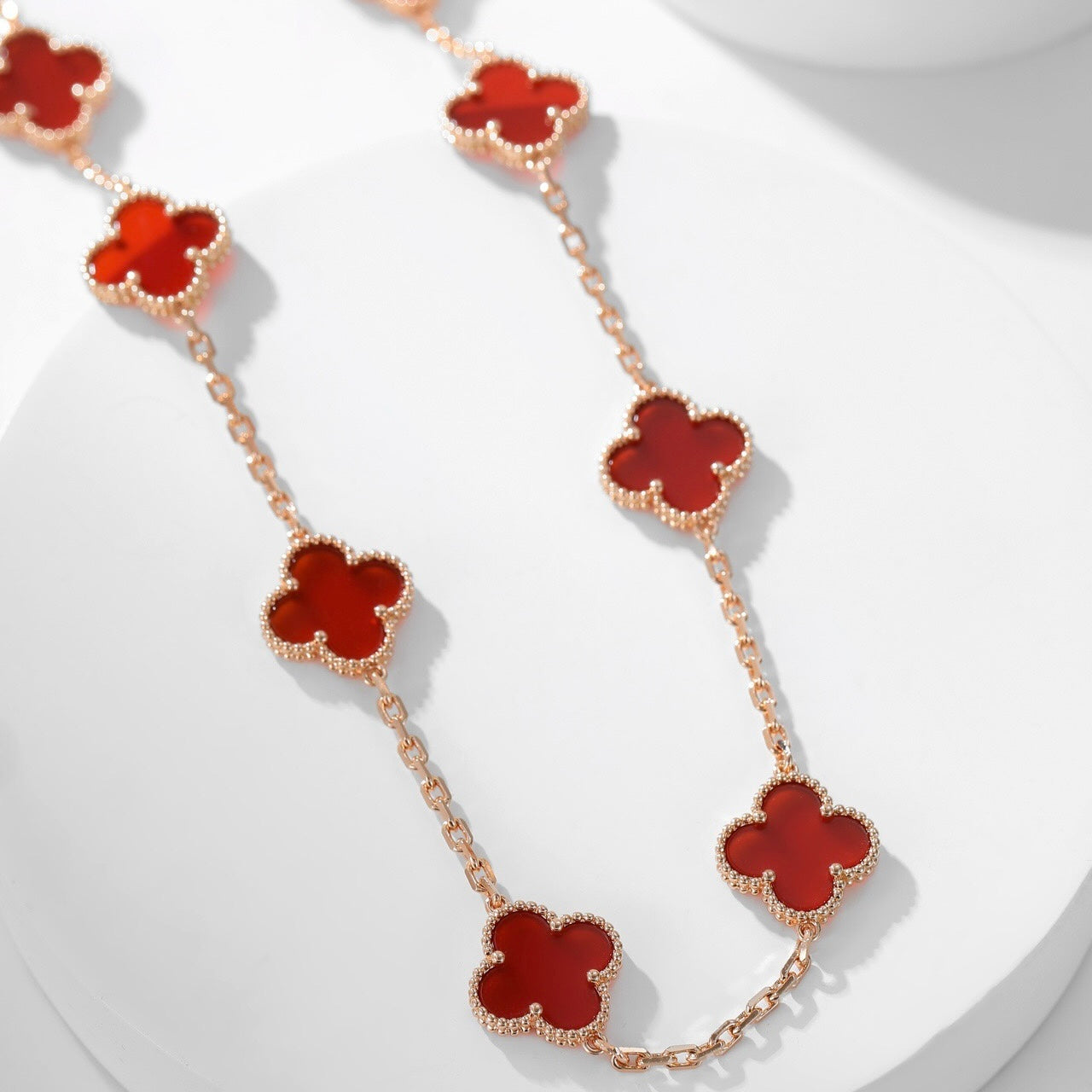 [Eterna Jewels]KLEE 10 MOTIVE KARNEOL-HALSKETTE