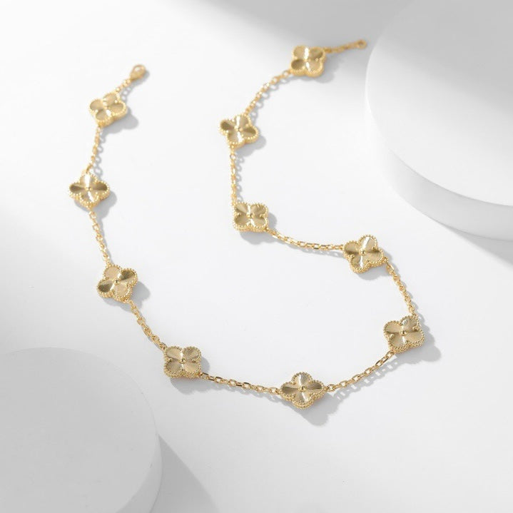 [Eterna Jewels]KLEEBKATTEN-HALSZIER MIT 10 MOTIVEN UND LASERGRAVUR