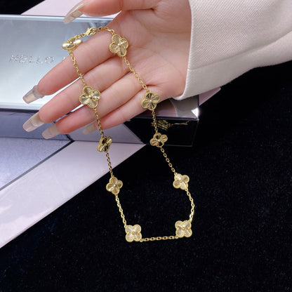 [Eterna Jewels]KLEEBKATTEN-HALSZIER MIT 10 MOTIVEN UND LASERGRAVUR