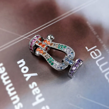 [Eterna Jewels] ROBUSTES HUFEISENVERSCHLUSS-METALLARMBAND
