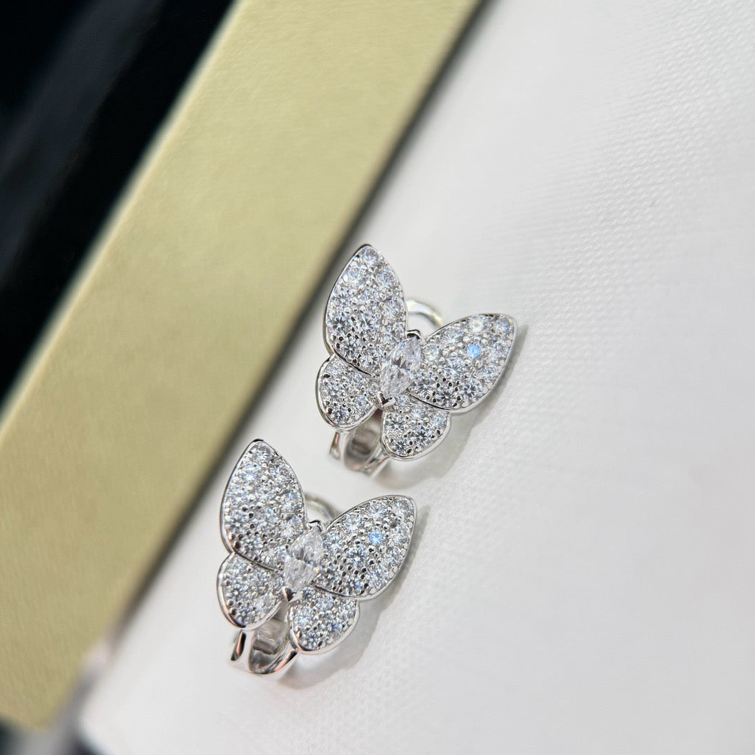 [Eterna Jewels]SCHMETTERLING ALL DIAMOND OHRRINGE