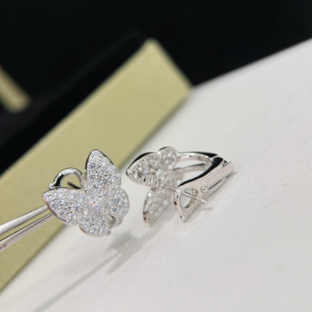 [Eterna Jewels]SCHMETTERLING ALL DIAMOND OHRRINGE