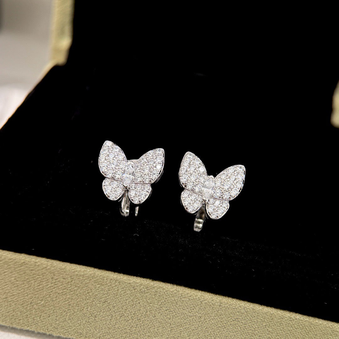 [Eterna Jewels]SCHMETTERLING ALL DIAMOND OHRRINGE