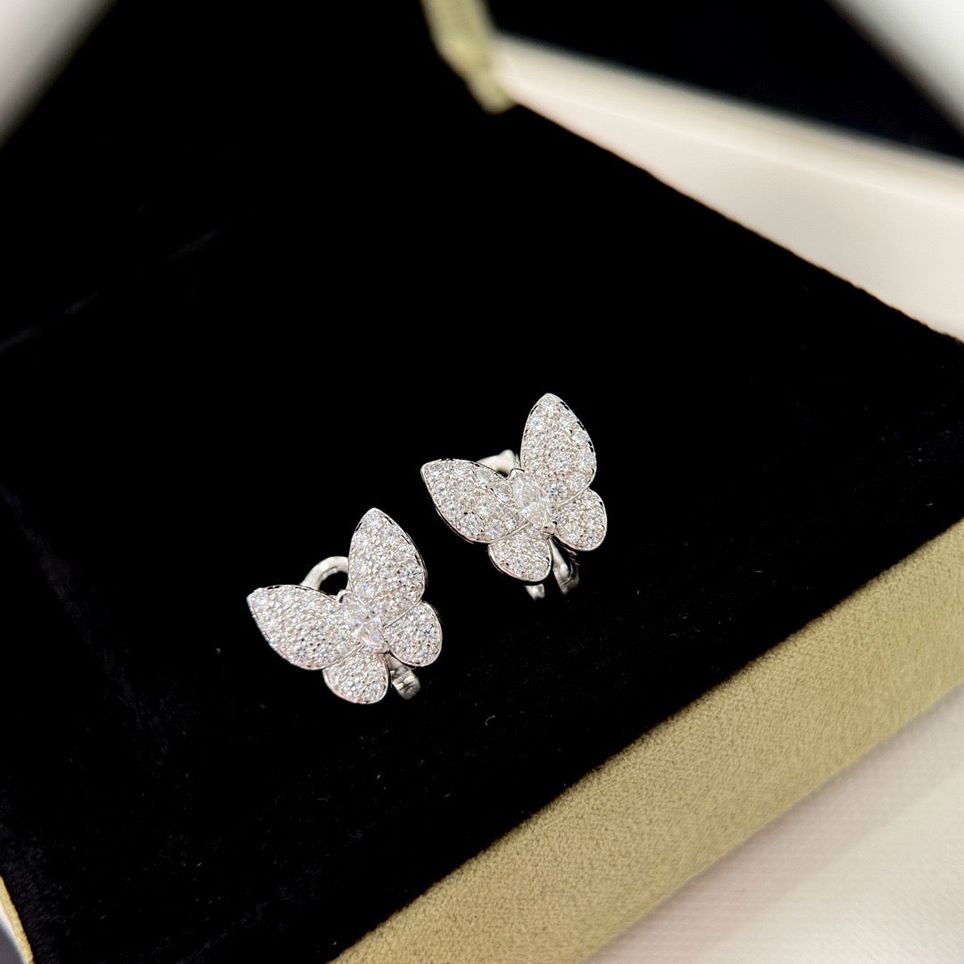 [Eterna Jewels]SCHMETTERLING ALL DIAMOND OHRRINGE