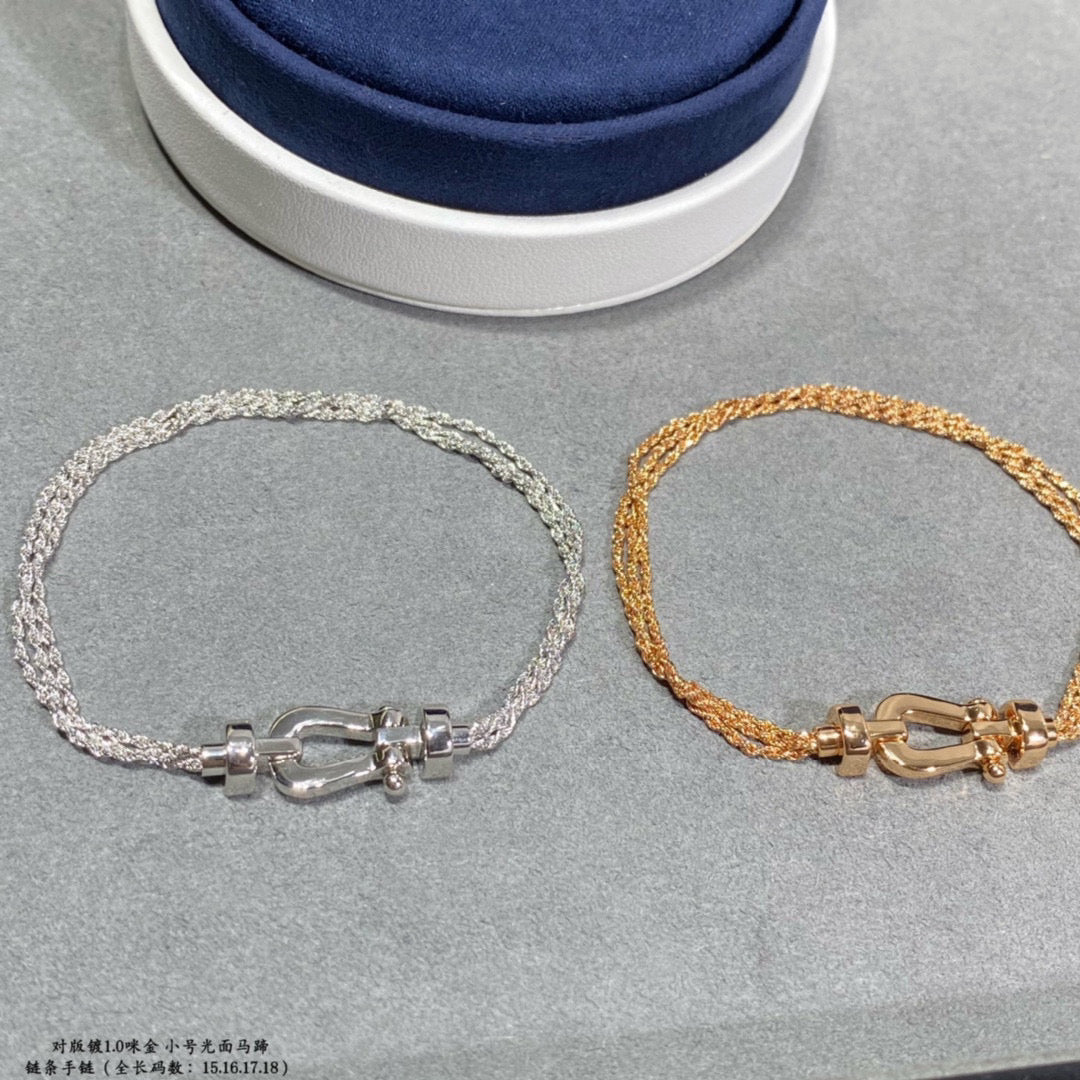[Eterna Jewels]KRAFT KLEINES HUFEISEN DIAMANTKETTE SEILARMband