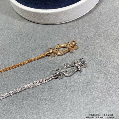 [Eterna Jewels]KRAFT KLEINES HUFEISEN DIAMANTKETTE SEILARMband