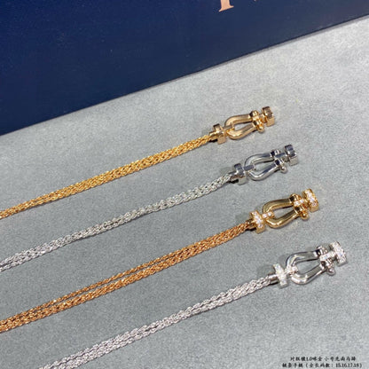 [Eterna Jewels]KRAFT KLEINES HUFEISEN DIAMANTKETTE SEILARMband
