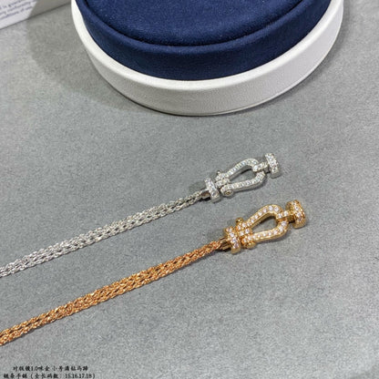 [Eterna Jewels]KRAFT KLEINES HUFEISEN DIAMANTKETTE SEILARMband
